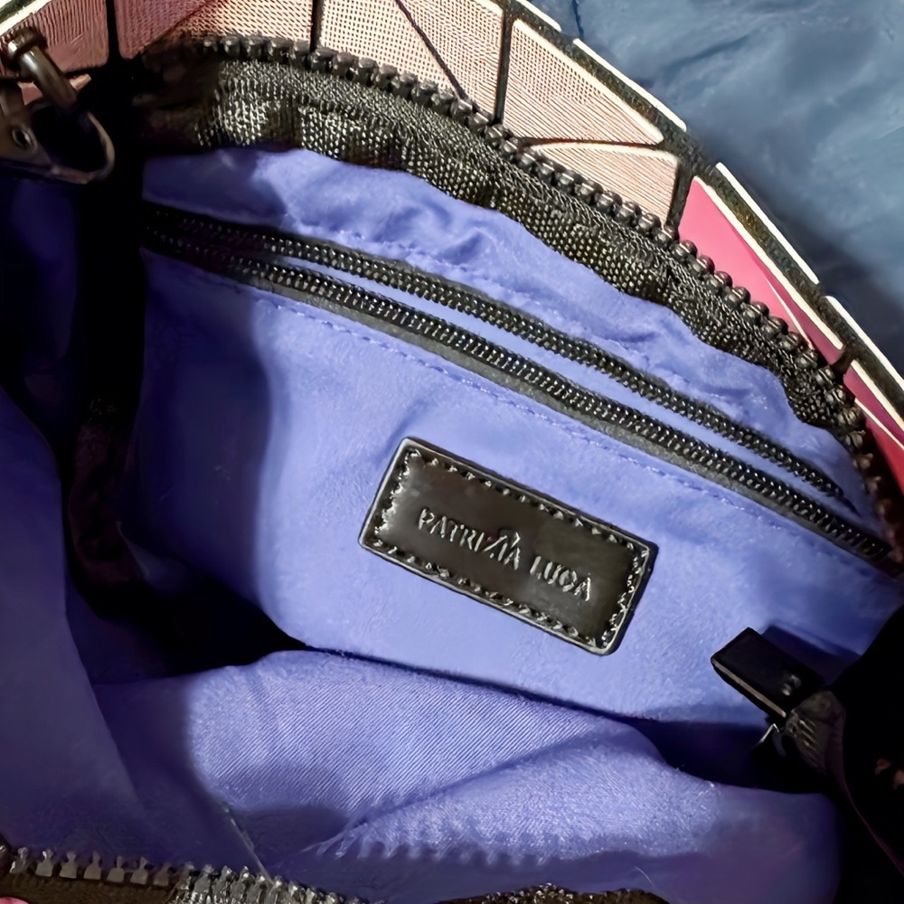 NWOT - Patrizia Luca Pink Chic Crossbody Bag - Picture 4 of 7